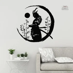 Stickers muraux japonais pour décoration intérieure