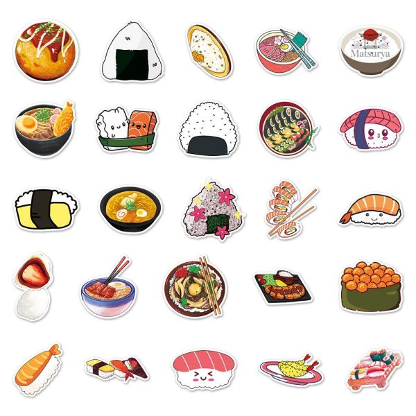Stickers créatifs pour repas inspirés du Japon