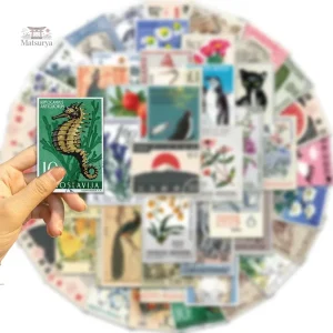 Stickers timbre japonais pour décoration créative