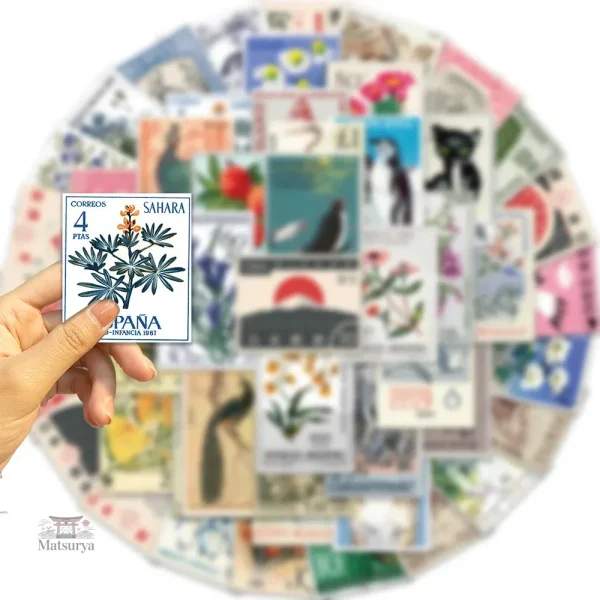 Stickers timbre japonais pour embellir vos projets