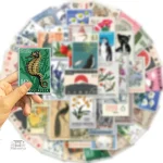 Stickers japonais à thème postal artistique