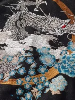 Veste bomber avec motifs inspirés du Japon