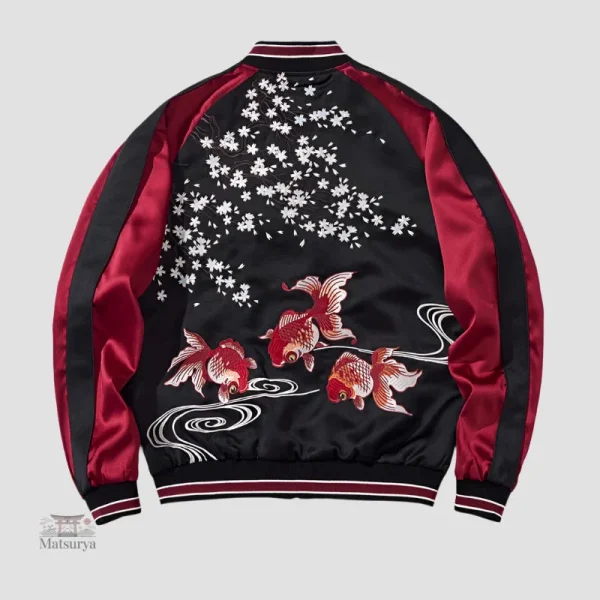 sukajan-brode-1 Sukajan brodé aux motifs traditionnels japonais