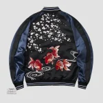 Veste sukajan avec broderies colorées et design unique