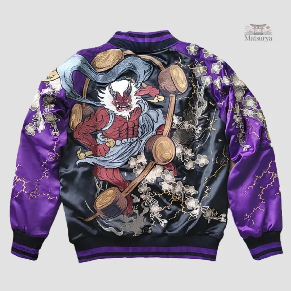 Sukajan Raijin, veste traditionnelle japonaise