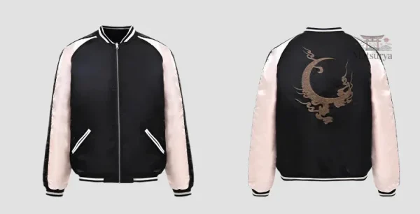 Veste bomber japonaise inspirée du sukajan
