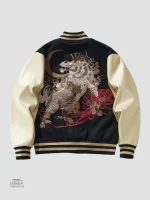 Sukajan en cuir au design unique et élégant