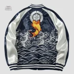 Sukajan Grandes Vagues, veste japonaise inspirée des traditions