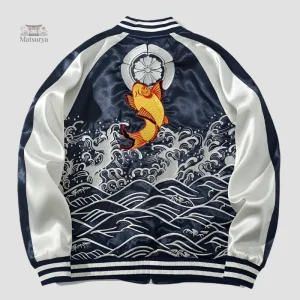 Sukajan Grandes Vagues, veste japonaise inspirée des traditions