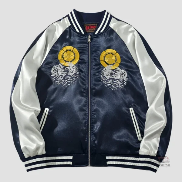 Sukajan, motif Grandes Vagues, style rétro et élégant