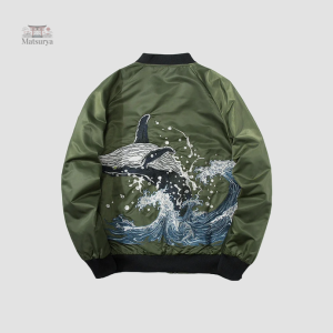 Sukajan Green, veste traditionnelle japonaise au style unique