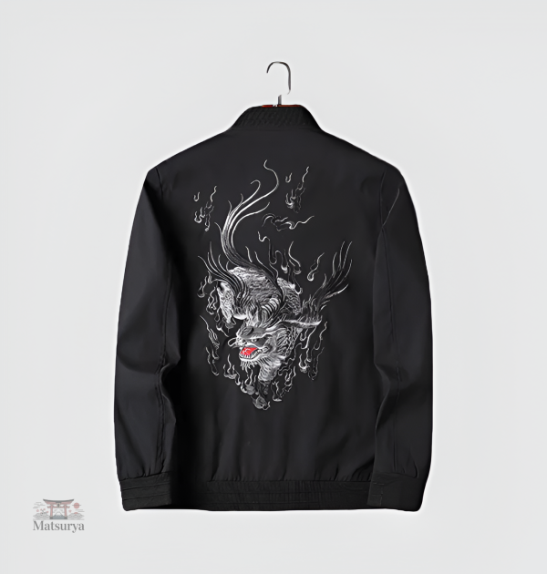 Jacket homme Sukajan inspirée de la culture nippone