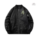 Veste en satin Sukajan aux broderies japonaises