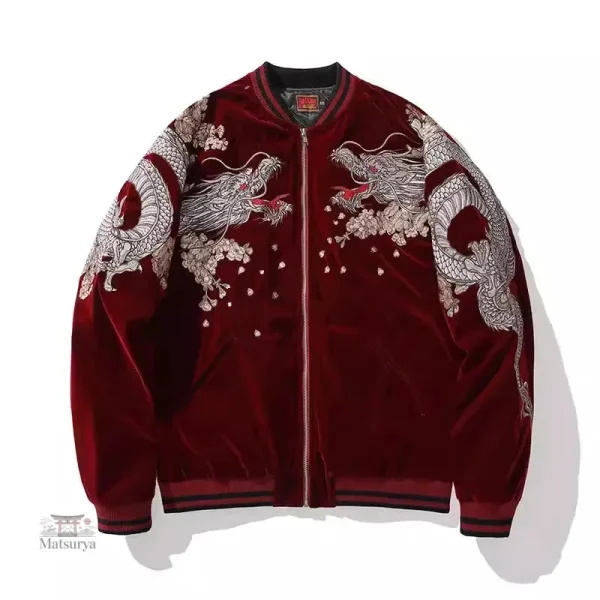 Sukajan Japan - Veste bomber avec design japonais