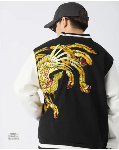 Veste inspirée du Japon, parfaite pour un style décontracté