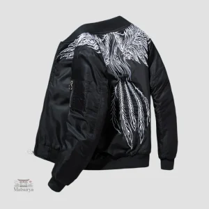 Veste sukajan avec motif de phoenix