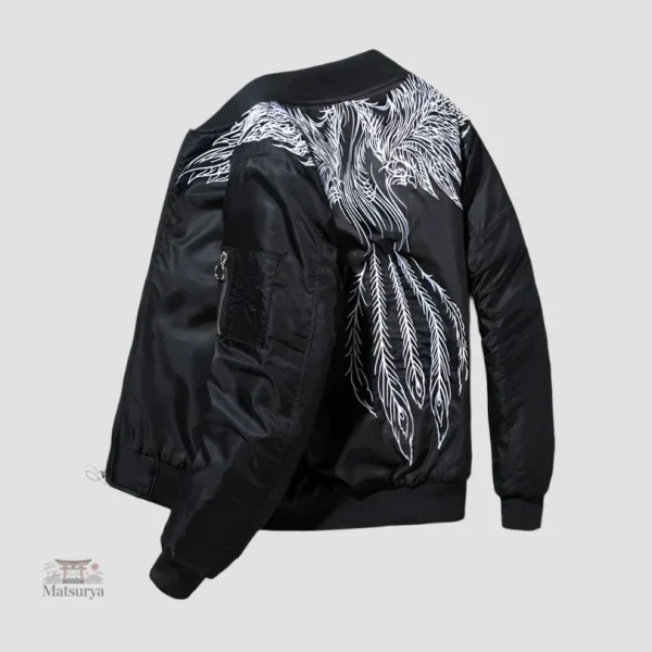 Veste sukajan avec motif de phoenix