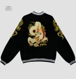 Sukajan léger Japan avec motifs traditionnels japonais