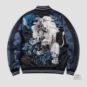 Sukajan Lion Japonais au design traditionnel