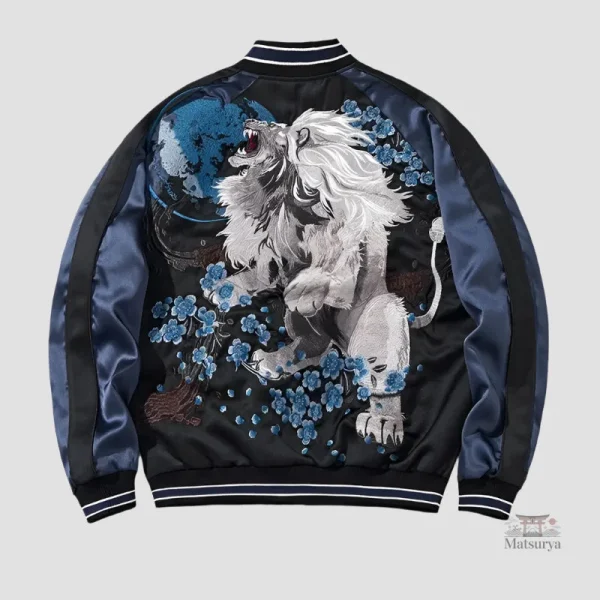 sukajan-lion-japonais-1 Sukajan Lion Japonais au design traditionnel