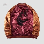 Veste réversible au design lion unique
