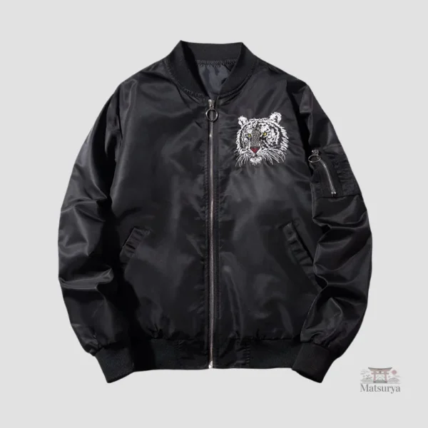 Veste japonaise Sukajan, motif tigre pour homme