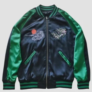 Veste japonaise Sukajan Tigre inspirée de la nature
