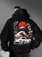 Sweat motif japonais moderne et stylé