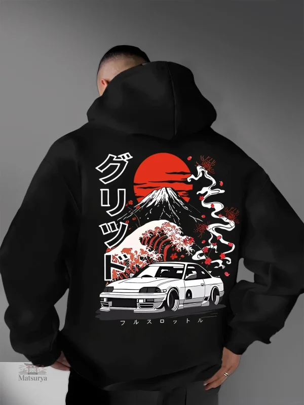 Sweat motif japonais moderne et stylé