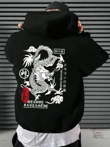 Sweat Dragon Japonais avec motif japonais