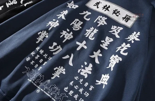 Sweat au design minimaliste japonais