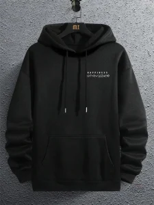 Sweat japonais à capuche avec motif unique