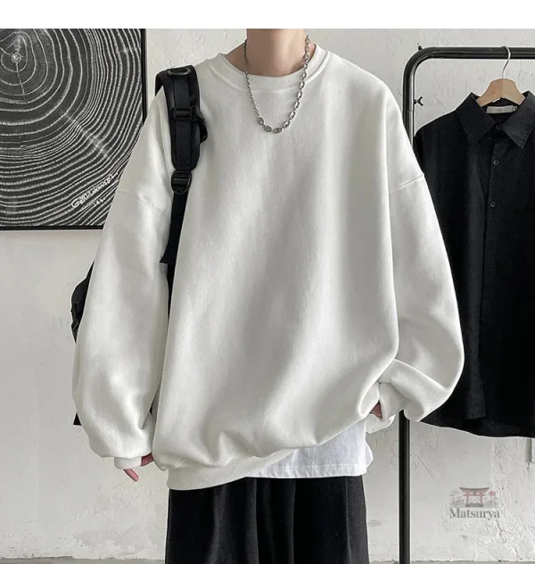 Sweat classique inspiré de la mode japonaise
