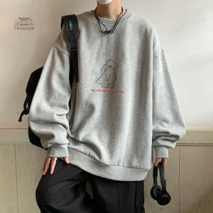 Sweat japonais avec motif dinosaure coloré