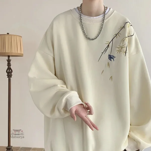 sweat-japonais-epure-bambou-1 Sweat japonais épuré en bambou, style minimaliste
