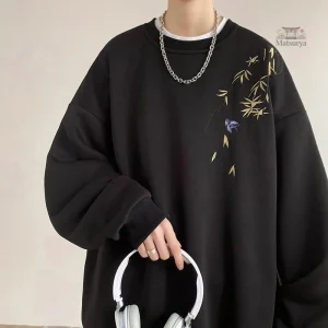 Sweat en bambou, design japonais, confort moderne