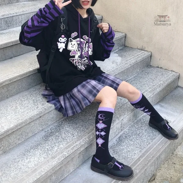 Pull stylé japonais, parfait pour les jeunes filles
