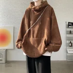 Sweat Japonais Velours Stylé