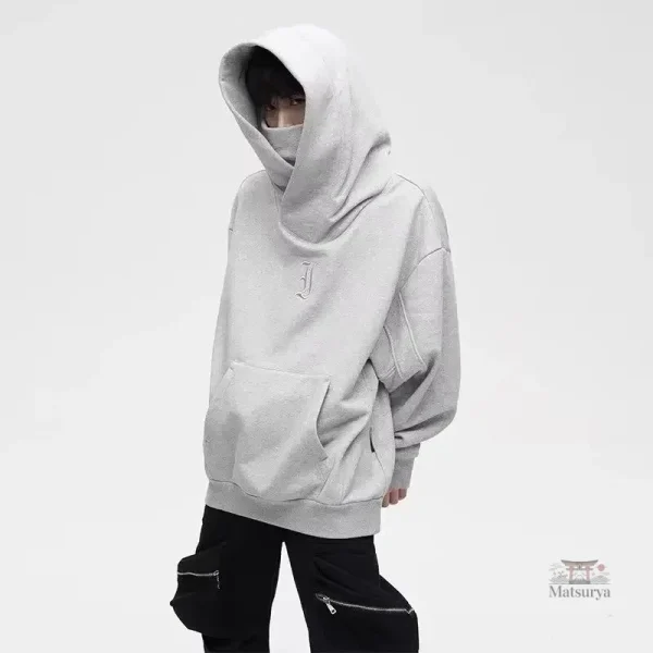 Vêtement japonais homme, sweat au design ninja