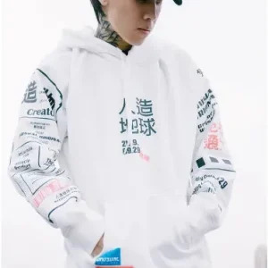 Sweat streetwear japonais stylé et moderne