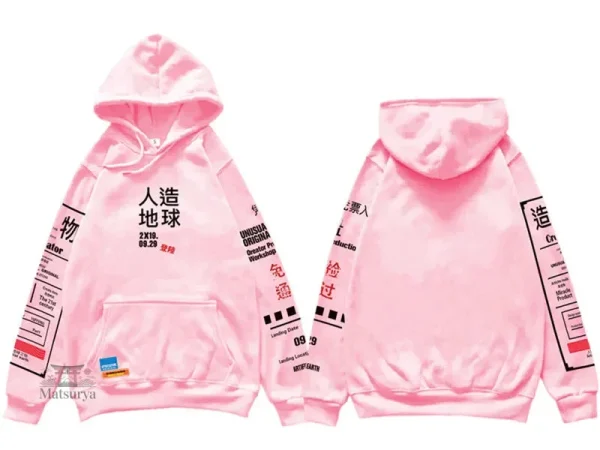 Sweat japonais avec design contemporain et original