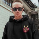 Sweat avec motifs inspirés de la culture nippone