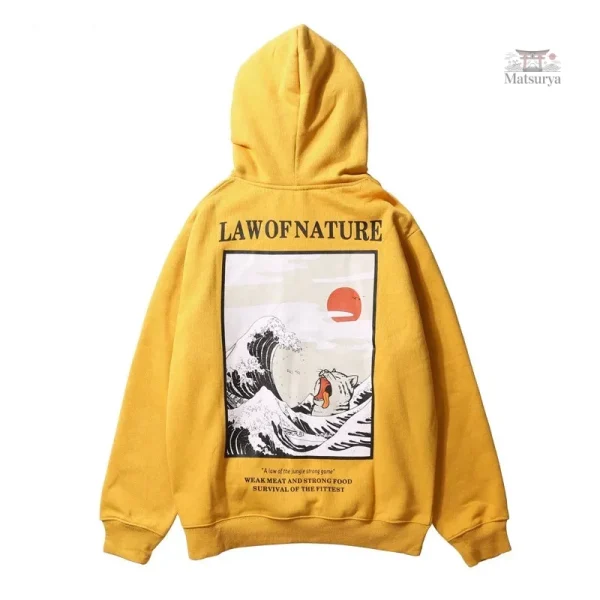 Sweat à motif Vague Kanagawa pour un look unique