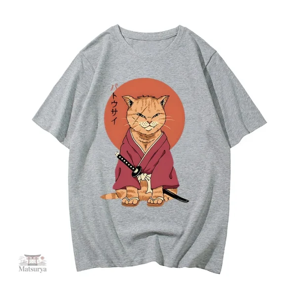 T-shirt Chat Japonais pour fans de culture