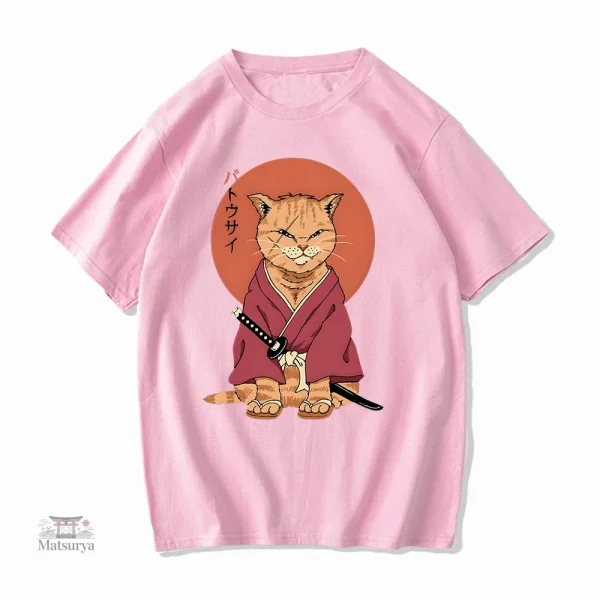 T-shirt avec design de chat coloré