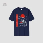 T-shirt Japonais avec dessin artistique