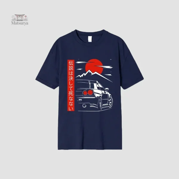 T-shirt Japonais avec dessin artistique