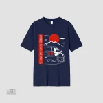 T-shirt avec motif inspiré du Japon