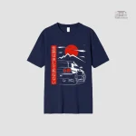 T-shirt japonais au design graphique