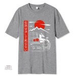 T-shirt au style japonais unique